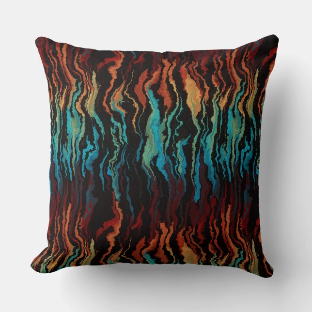 Coussin L'abstrait incendie (Recto)