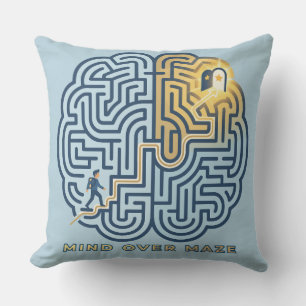 Coussin Labyrinthe Mental – Cerveau Inspirant
