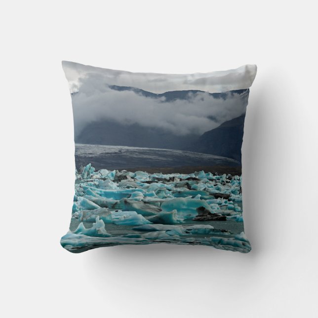 Coussin Lac glaciaire Jokulsarlon - Islande (Recto)