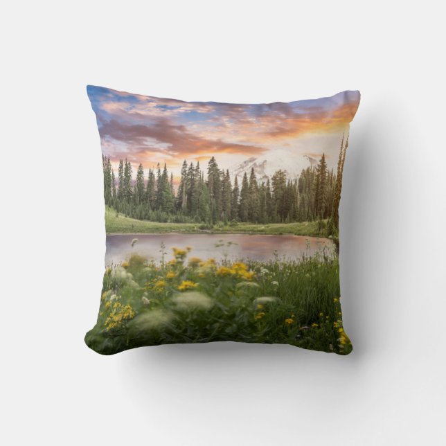 Coussin Lac Tipsoo de Mt.Rainier (Recto)