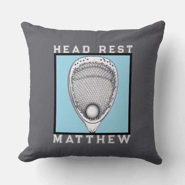 Coussin Lacrosse Goalie Jeu d'oreiller (Recto)