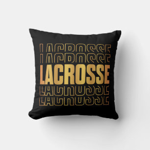 Coussin Lacrosse Jeu de texte