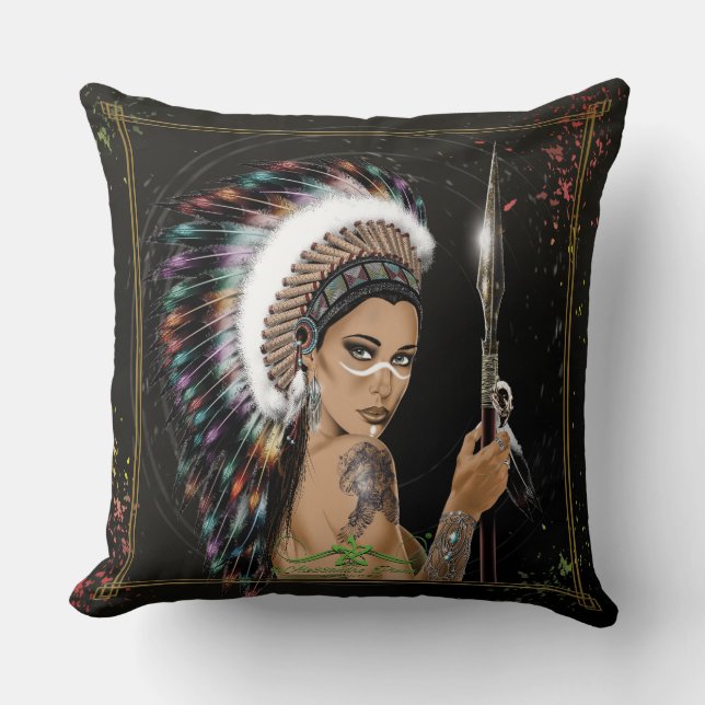 Coussin Lady Sioux (Recto)