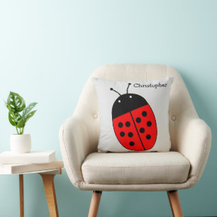 Coussin Ladybird Design Personnalisé