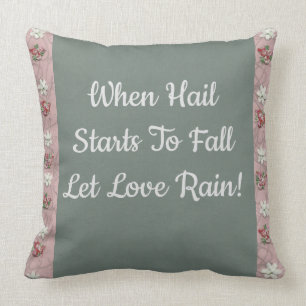 Coussin Laisse Love Rain !