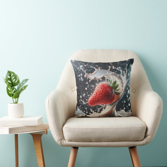 Coussin Lait de fraise (Chaise)