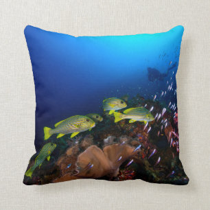 Coussin Laja Ampat 3 sous-marins