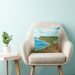 Coussin Lakeshore Michigan Beach Jeter
