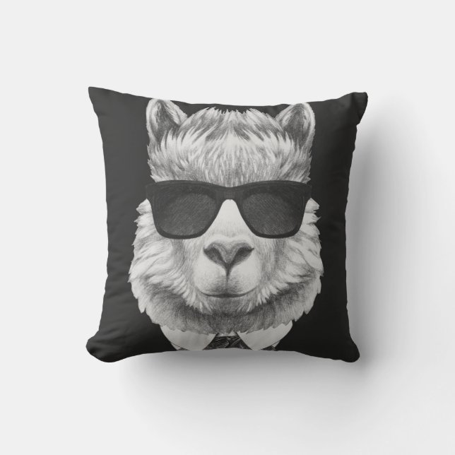 Coussin Lama chic (Recto)