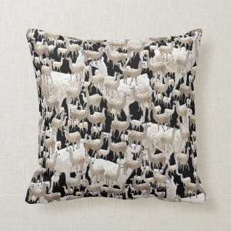 Coussin Lama, lama, lamas
