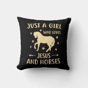 Coussin L'Amour de Jésus  Juste Une Fille Qui Aime Jésus