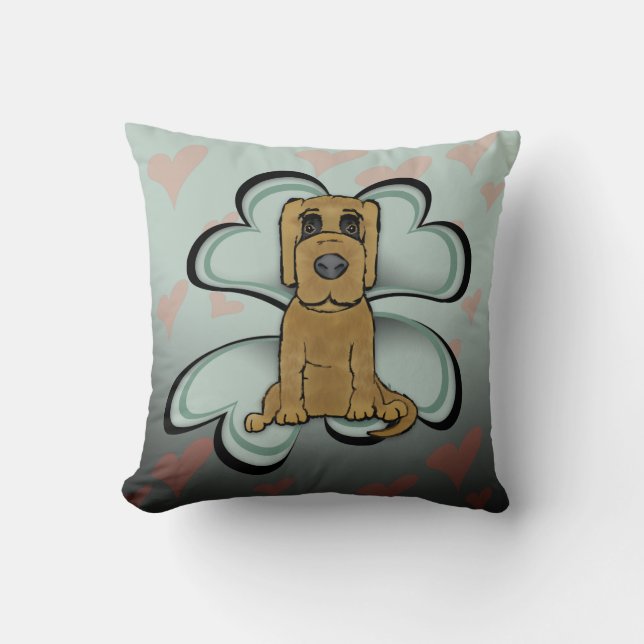 Coussin L'amour des chiots (Recto)