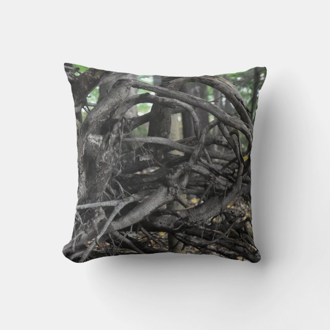 Coussin L'amour d'un arbre tombé (Recto)