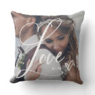 L'amour en écriture élégante | Deux photos avec cœ