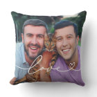 L'amour en script blanc avec le coeur Photo person