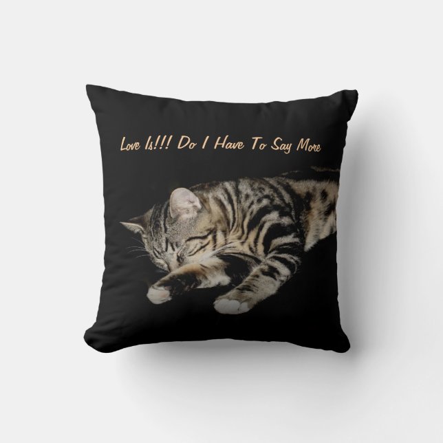 Coussin L'amour est. Bonbon à Kitty (Recto)