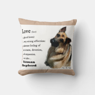 Coussin L'Amour Est Un Berger Allemand Cadeaux
