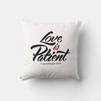 Coussin L'amour est un design artistique de lettrage à la