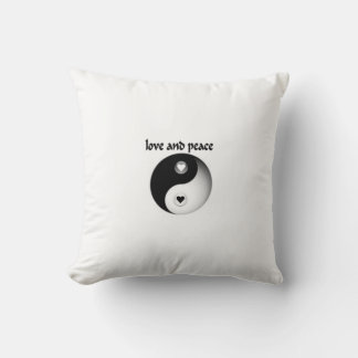 Coussin L'amour et la paix