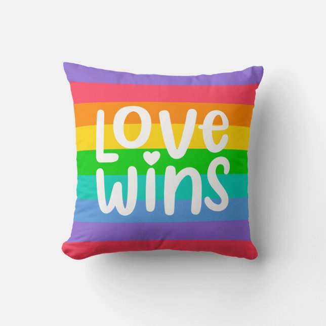 Coussin L'amour gagne (Recto)