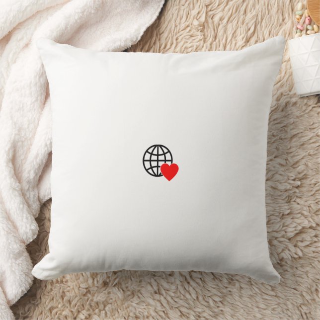 Coussin L'amour sans frontières (Couverture)