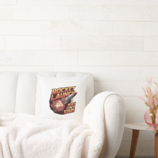 Coussin Lancement de roquette vif et audacieux Lancer l'or