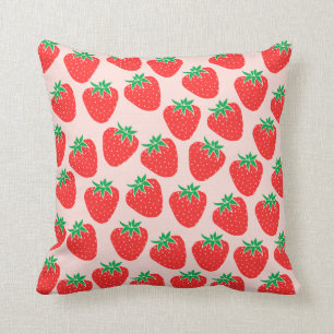 Coussin Lancer de l'oreiller dans les fraises de mûre