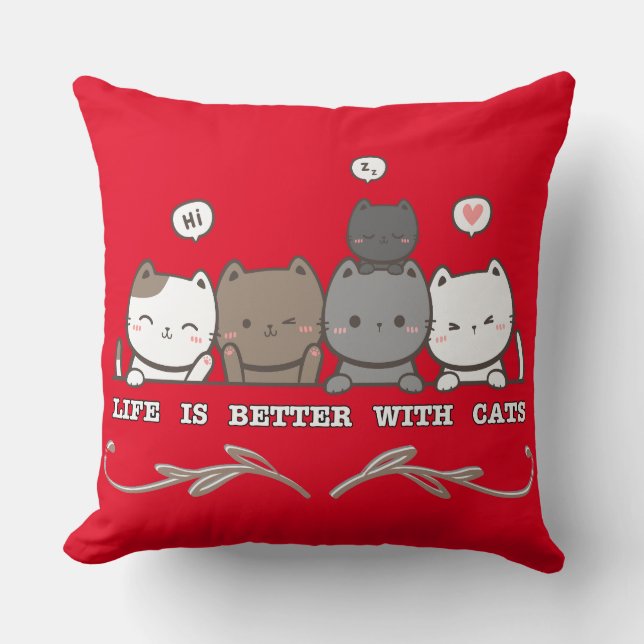 Coussin Lancer l'oreiller (Recto)