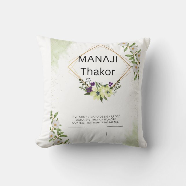 Coussin Lancer l'oreiller (Recto)