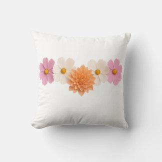 Coussin Lancer l'oreiller Design simple de fleurs