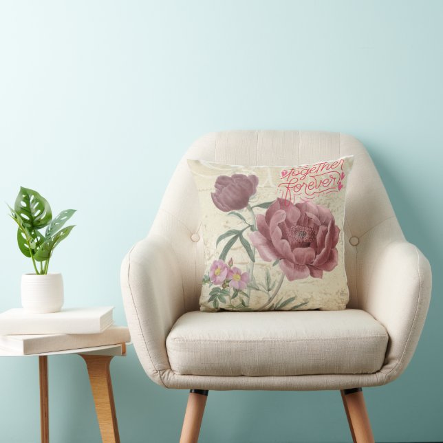 Coussin lancer l'oreiller - Ensemble pour toujours (Chaise)