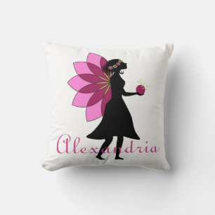 Coussin Lancer l'oreiller/Fée personnalisée