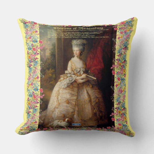 Coussin Lancez l'oreiller (Reine-Charlotte D) RFPMDesigns  (Recto)