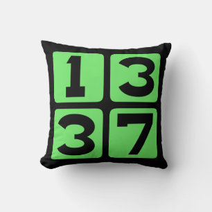 Coussin Langage 1337 Leet Leetspeak Eleet Internet Meme