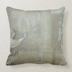 Coussin L'annonce, bande dessinée préparatoire pour le
