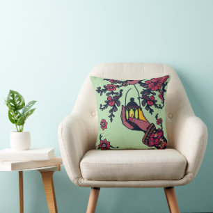 Coussin Lanterne de lumière - Luminaire ornemental rétro