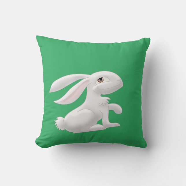 Coussin Lapin blanc (Recto)