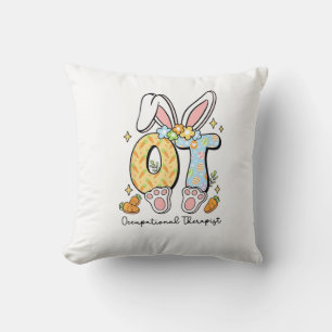 Coussin Lapin de Pâques en ergothérapie ET ER ES Printemps