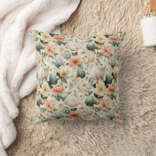 Coussin Lapin de Pâques Floral Vintage (10)