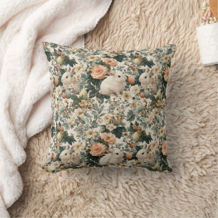 Coussin Lapin de Pâques Floral Vintage (11)