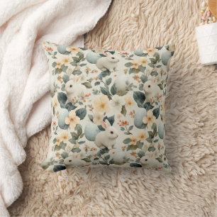 Coussin Lapin de Pâques Floral Vintage (6)