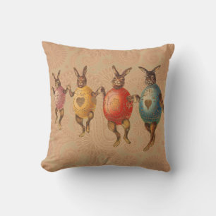 Coussin Lapin de Pâques Œufs Dansants