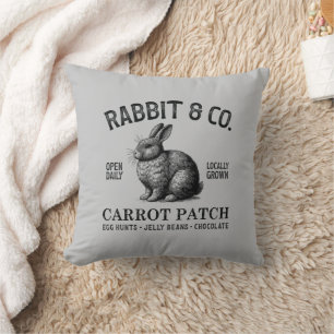 Coussin Lapin de Pâques vintage 