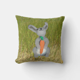 Coussin - Lapin en Herbe