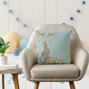 Coussin lapin mignon avec canard