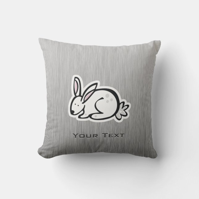 Coussin Lapin mignon ; Méta-regard (Recto)