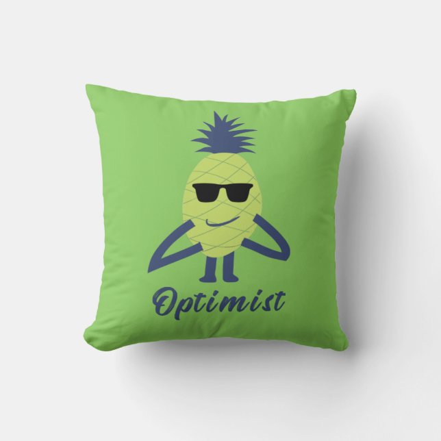 Coussin L'art drôle de l'ananas (Recto)