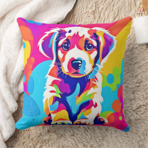 Coussin L'art du chiot