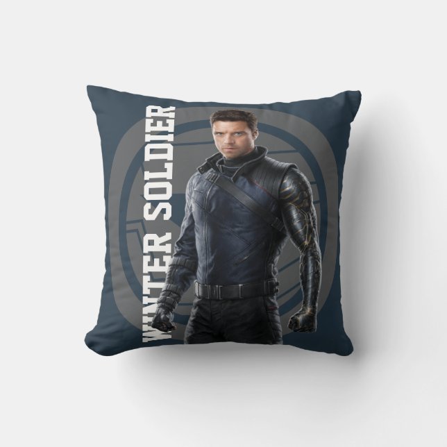 Coussin L'art du soldat d'hiver (Recto)