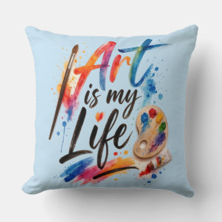 Coussin L'art est ma vie